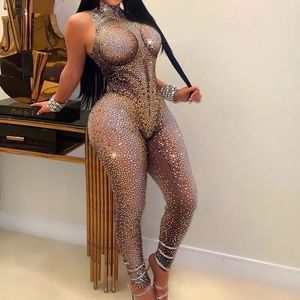Queen Crystal Body Jumpsuit